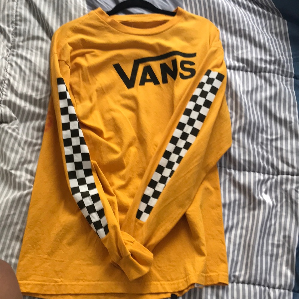 Vans Yellow Long Sleeve Tee